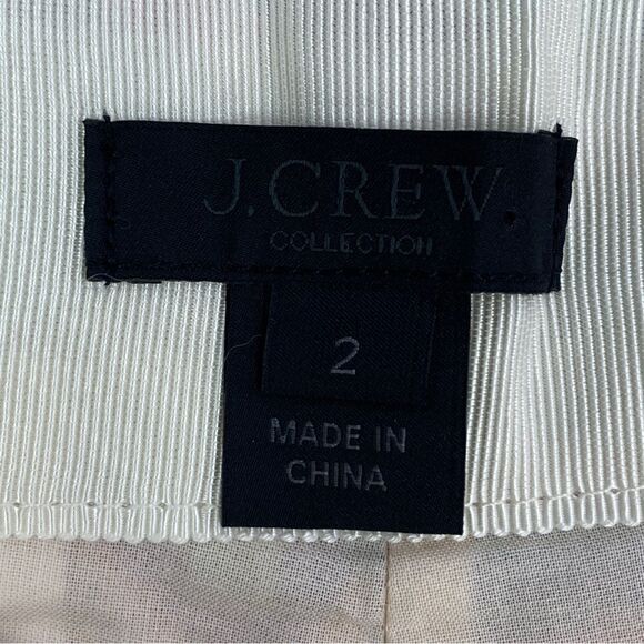 J. Crew Collection Cotton Geometric Print Pleat Chino Shorts 2 - Picture 5 of 10